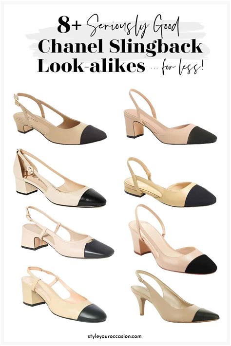 chanel slingback dupes amazon|chanel look alike flats.